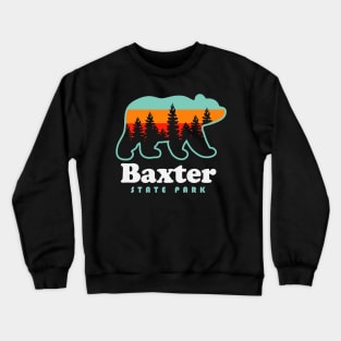 Baxter State Park Bear Maine Camping Crewneck Sweatshirt